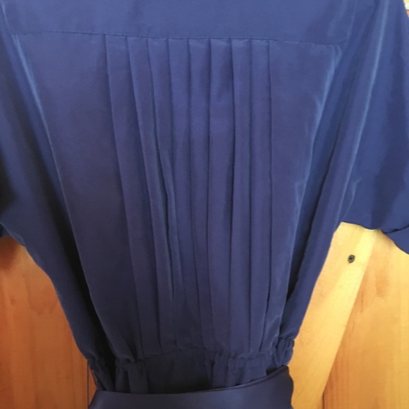 Loft Size 6 Royal Blue short-sleeved Dress - Picture 4 of 7